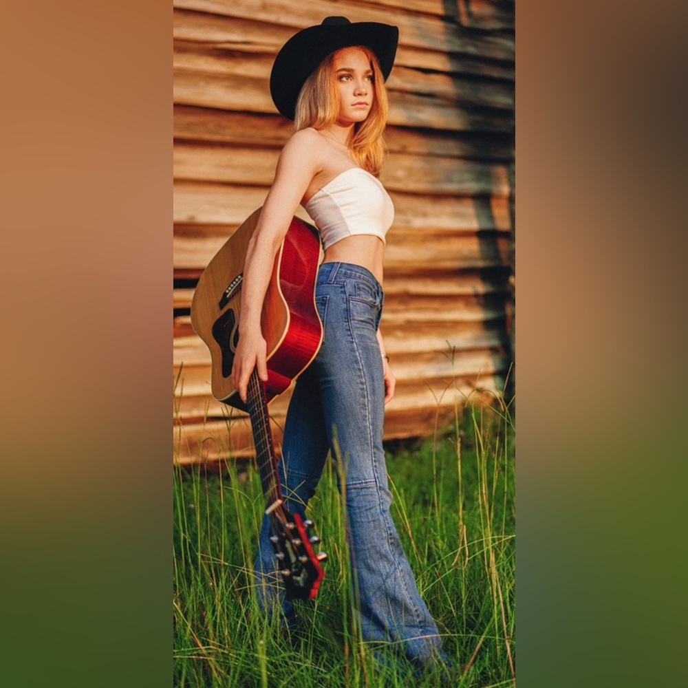 O2 denim flare jeans size 24